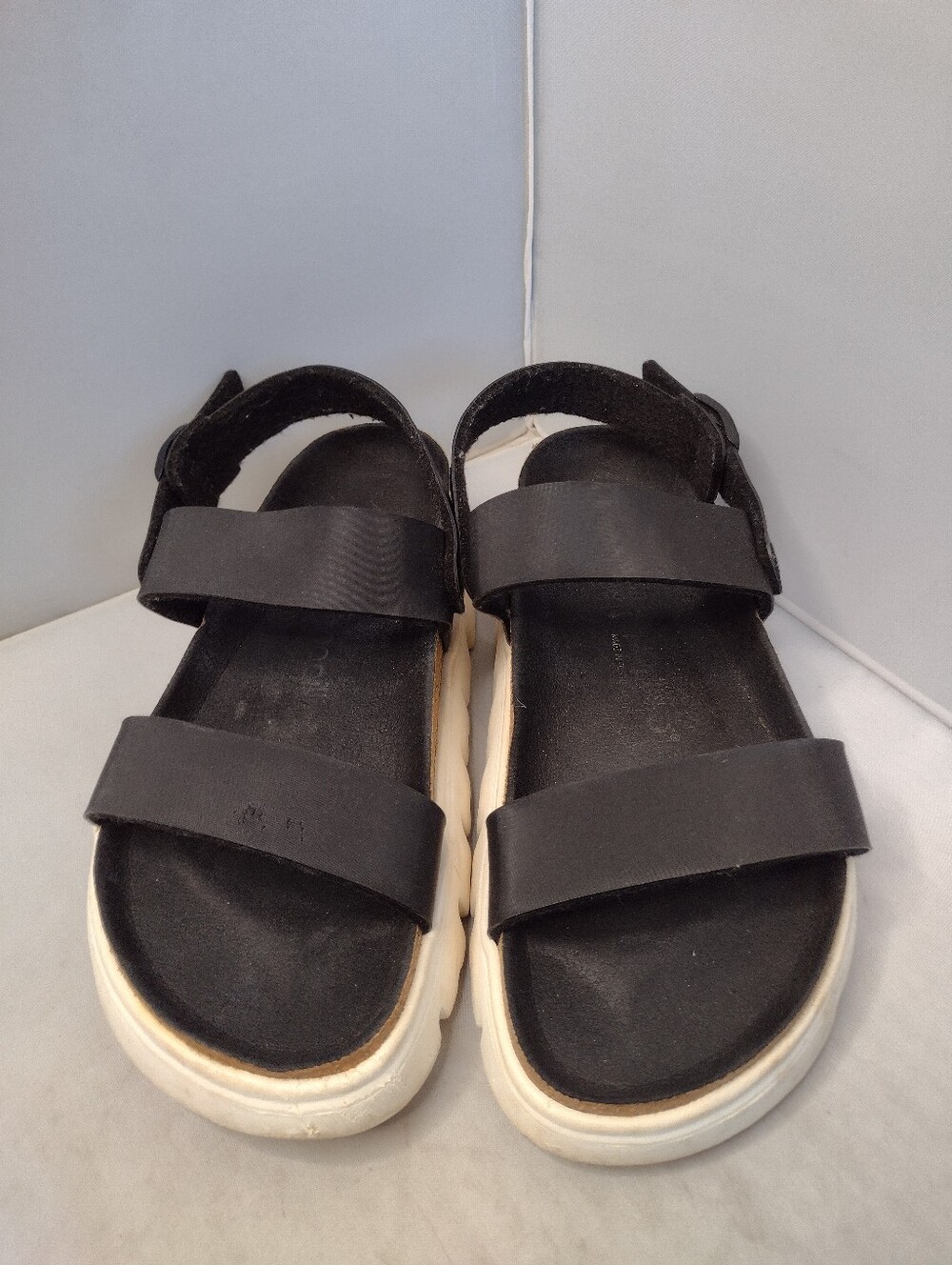 Birkenstock Women's Papillio Cameron Chunky Sandals 40 Black Cork Comfort A29